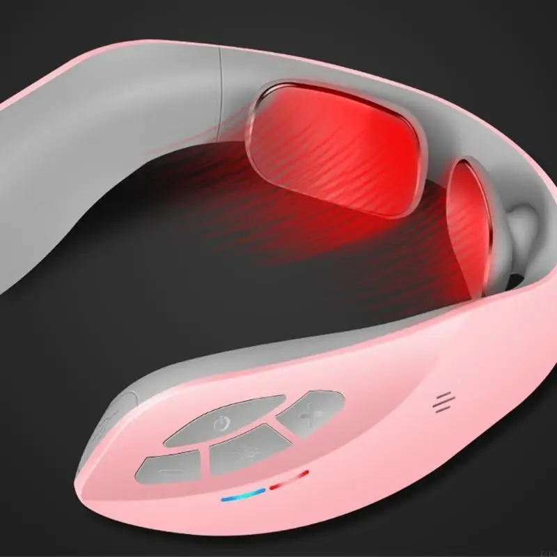 Neck Massager with Heat Intelligent Wireless Electric Massager Cordless