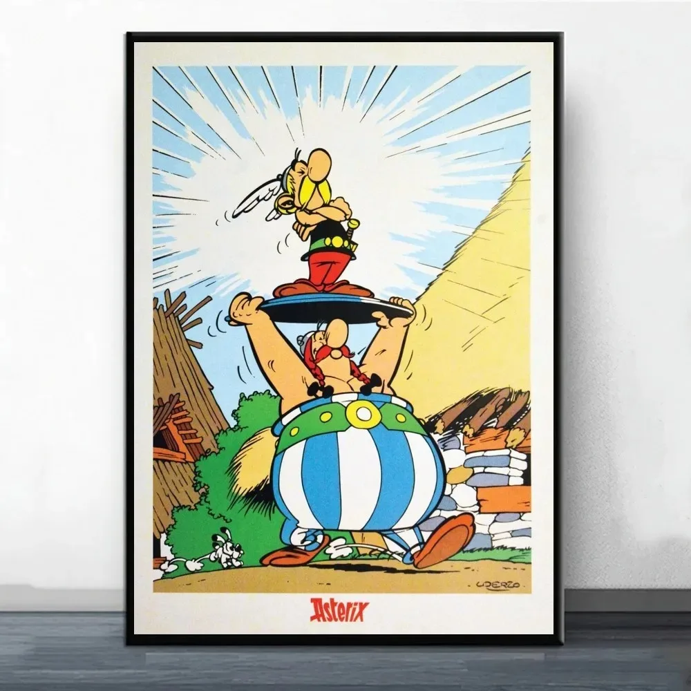 لوحة جدارية مانغا ، لوحة قماشية ، ملصق ، ديكور ، غرفة معيشة ، منزل #4