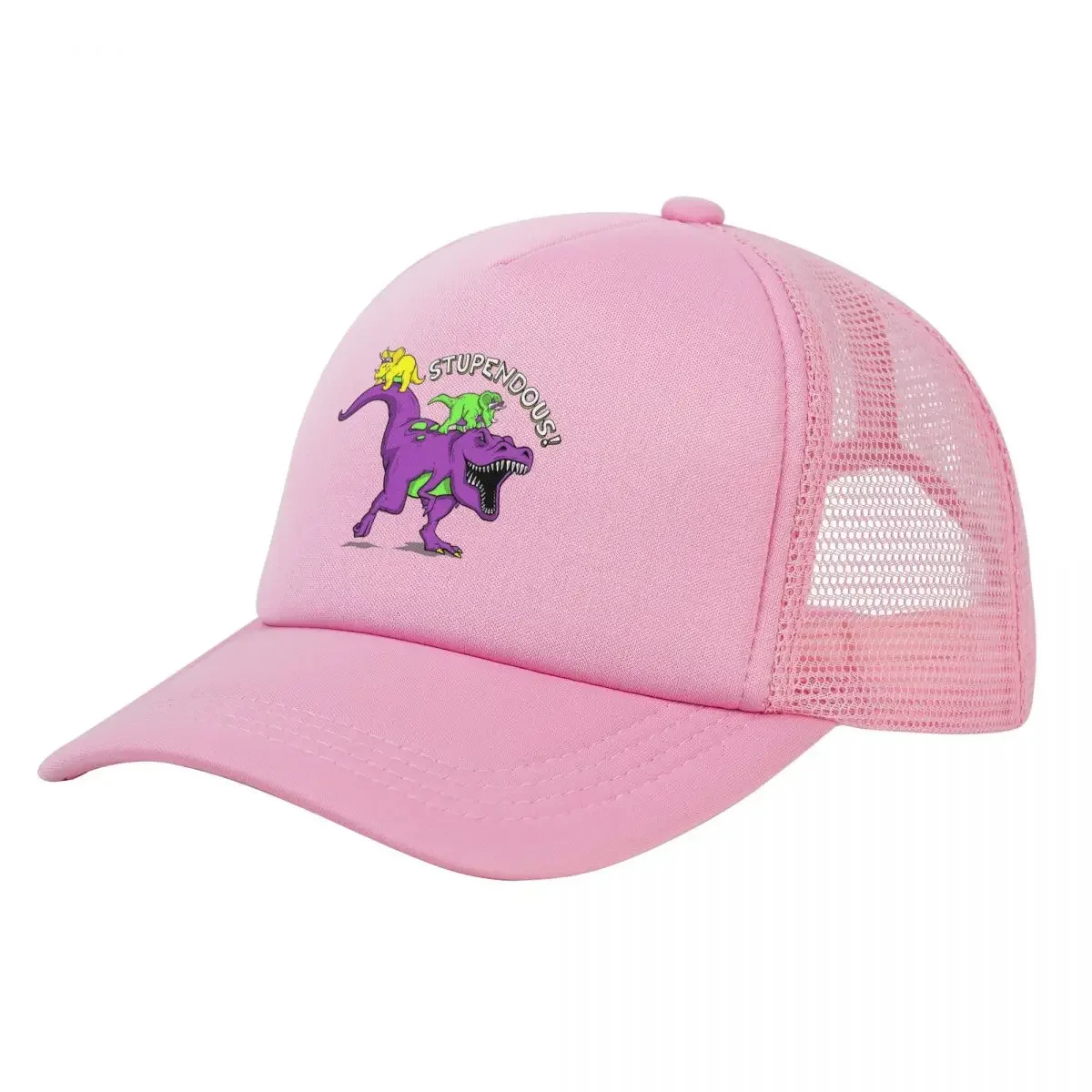 Barney Friends Dinosaur Mesh Baseball Caps Mannen Vrouwen Zonnehoed 90s Hoed Verstelbare Snapback Caps Racing Cap Zomer Trucker Hoeden