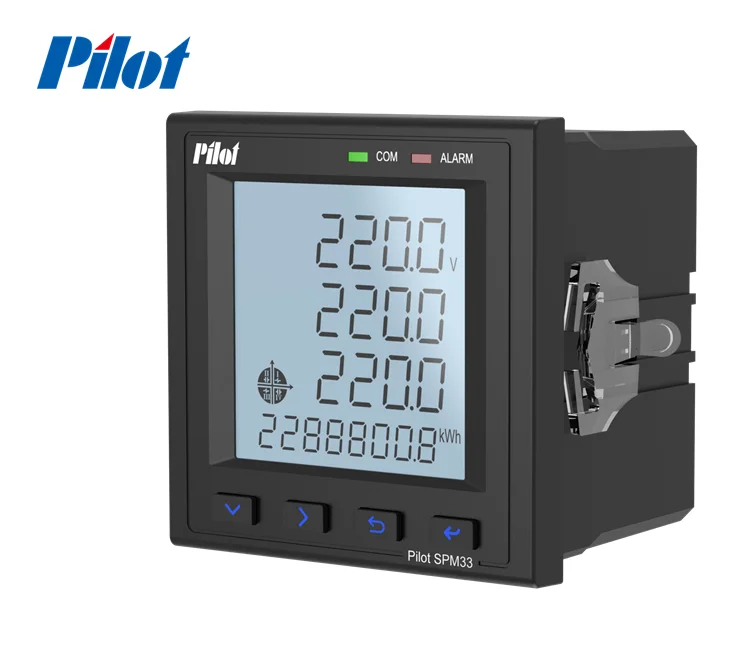 Zhuhai Pilot SPM33-LAN Hot selling One LAN port, support Modbus-TCP 1P2W 3P3W P4W suit for distribution system