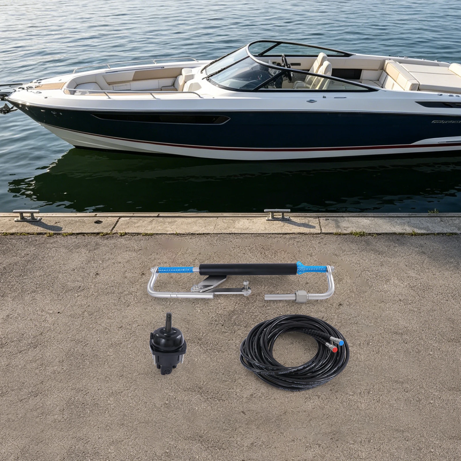 68cc 90PS Hydraulische Lenkpumpe für Außenbordmotoren und Marineboote mit Steuerungssystem - Marine-Lenksystem – Detail 6