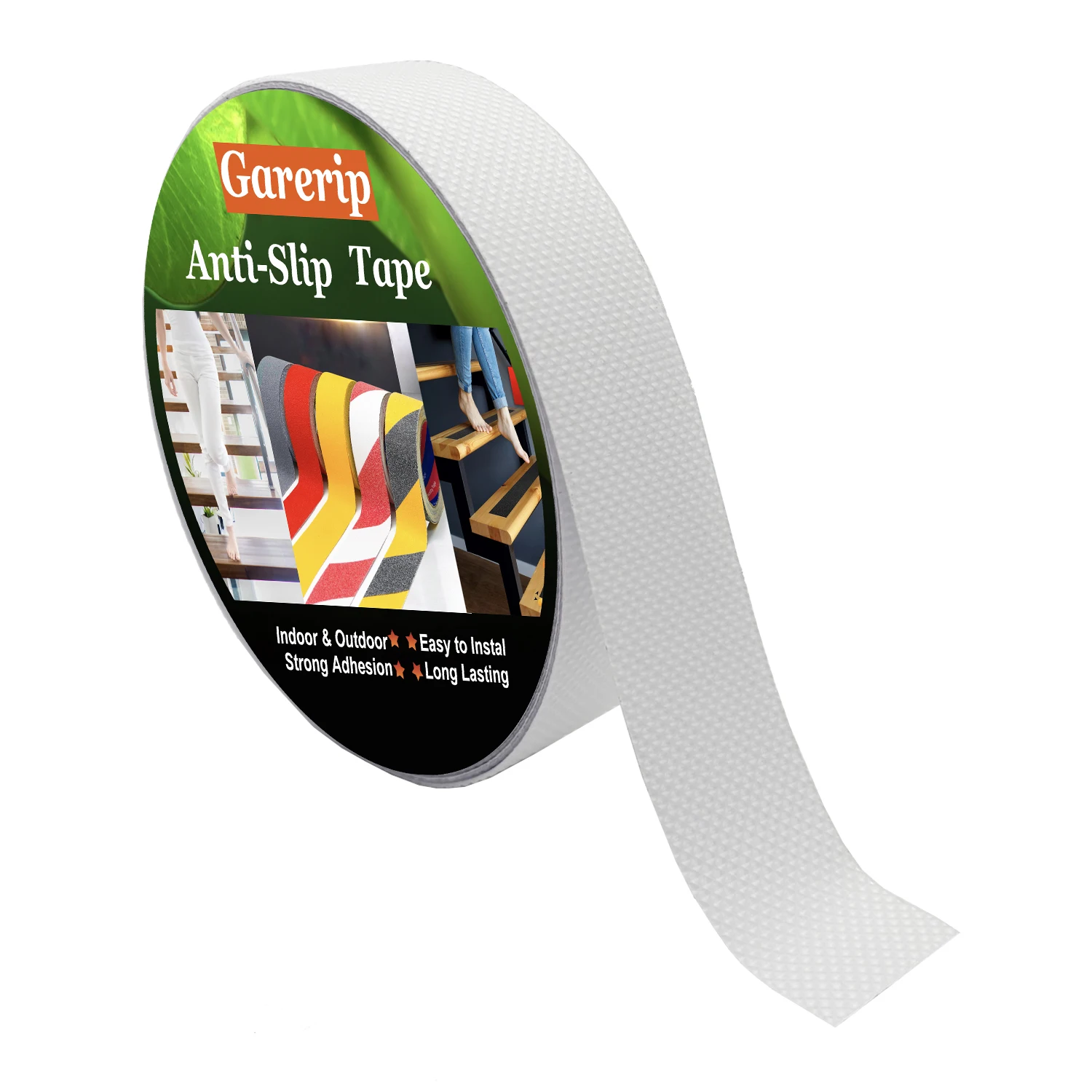 New diamond-patterned safety anti-slip tape, 2.5cm x 5M, suitable for indoor and outdoor stairs, steps, bathrooms, and boat anti-slip strips, offering the best grip and friction, ideal for stair steps, ladders, kitchens, toilets, swimming pools, and tread abrasion-resistant tape