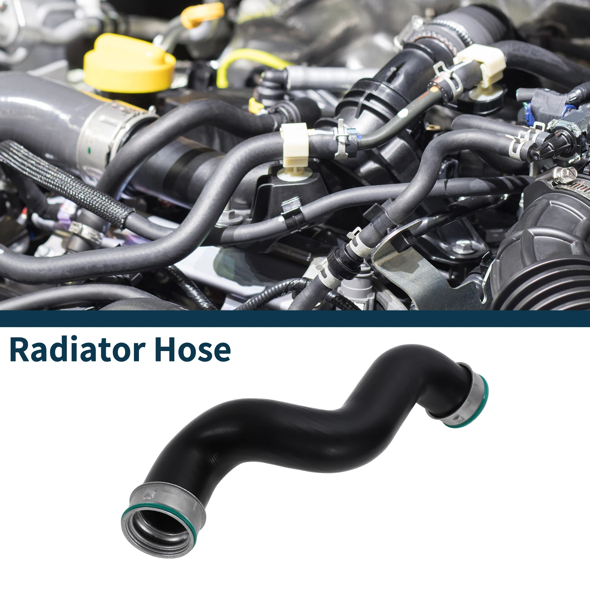 

UXCELL Radiator Hose for Volkswagen Passat 1.9 2.0 TDI 03-05 No.3B0145834N Boost Hose