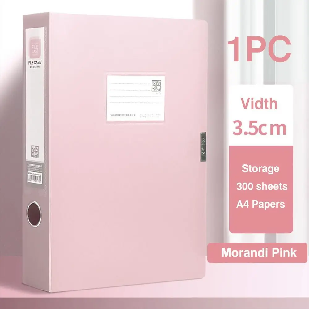 

Высококачественная утолщенная папка для документов формата А4, многофункциональный архивный бокс большой вместимости, папка для файлов в цветах Моранди/Ретро, подарок для студентов