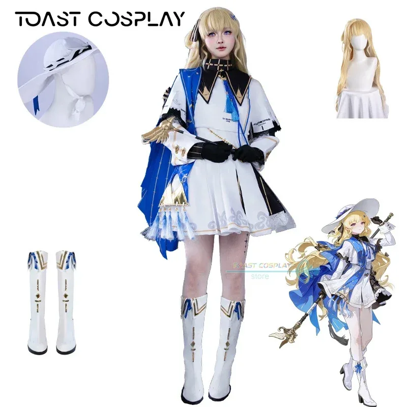 CosplayPhoebe Game Wuthering Waves Phoebe Cosplay Costume Dress Carnival Halloween Comic Con Animation Party Outfit Wig om[8