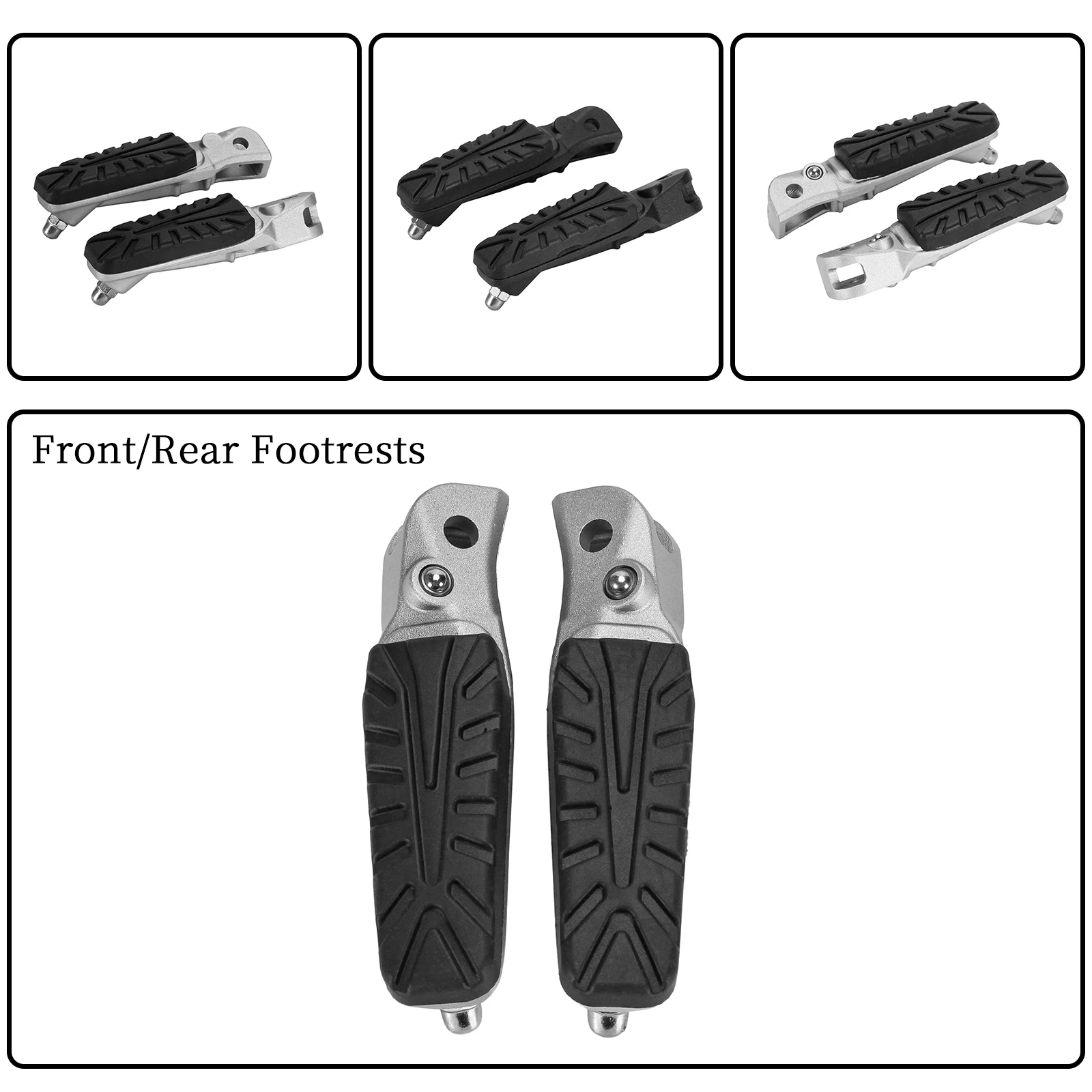 

1 Pair Front/Rear Rider Footrest For DUKE 200 DUKE 250 DUKE 390 DUKE 125 RC125 RC200 RC390 Motorcycle Passenger Pedals