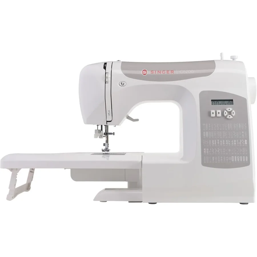 

C5200 Computerized Sewing and Quilting Machine with Extension Table and Accessory Kit 180 Stitch Applications Touch Butt