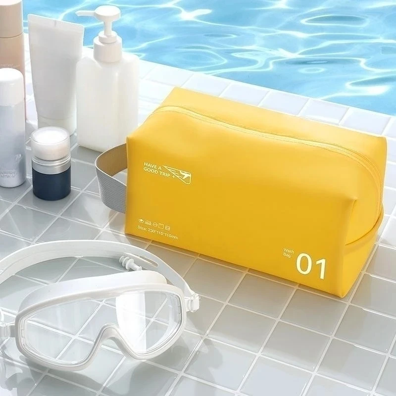 New Large Capacity Jelly Octagonal Wash Travel Storage Bag PVC Waterproof Candy Colour Handheld Fashion Beach Cosmetic Bag