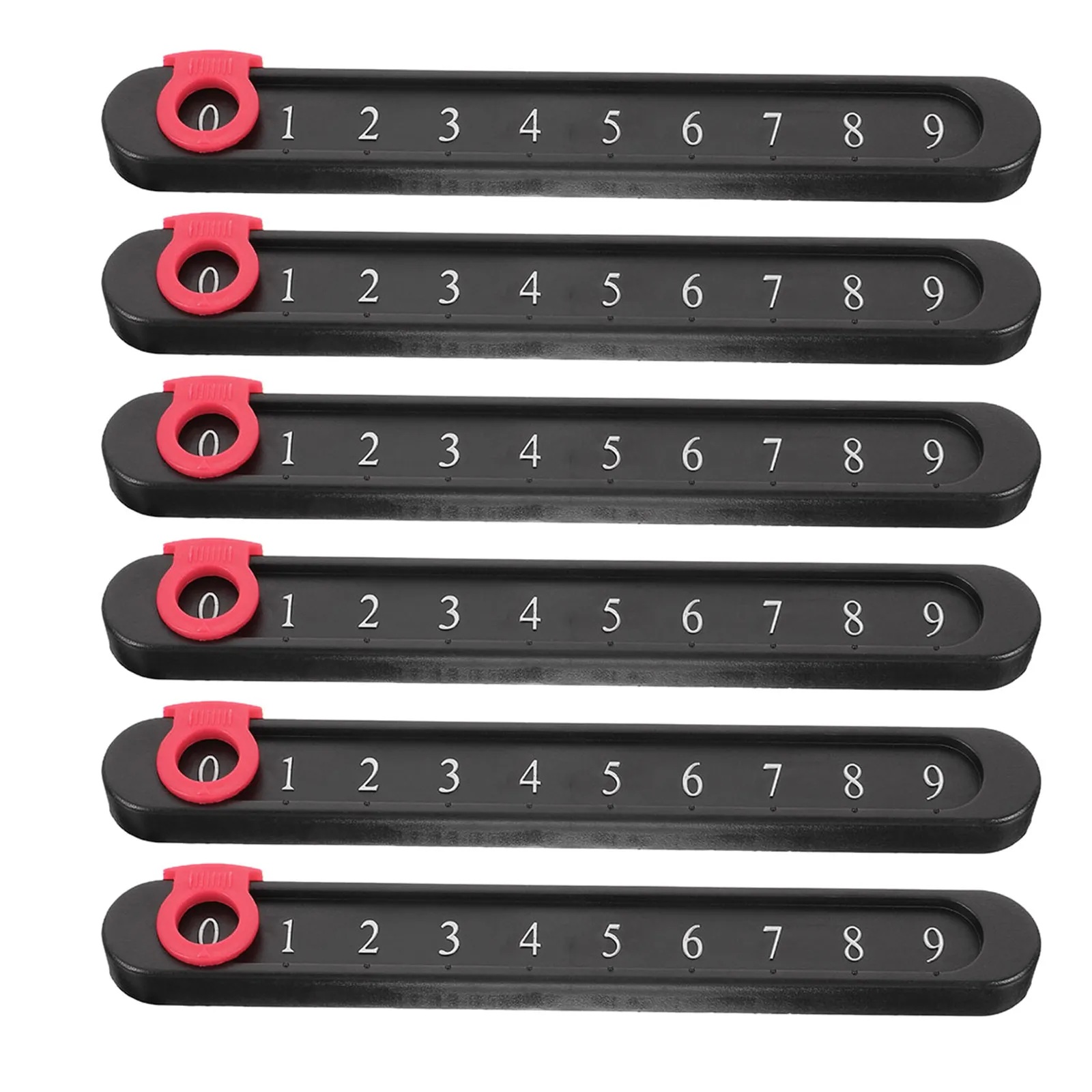 

Набор из 6 пластиковых счетчиков для настольного футбола, индикаторы очков для настольных футбольных игр