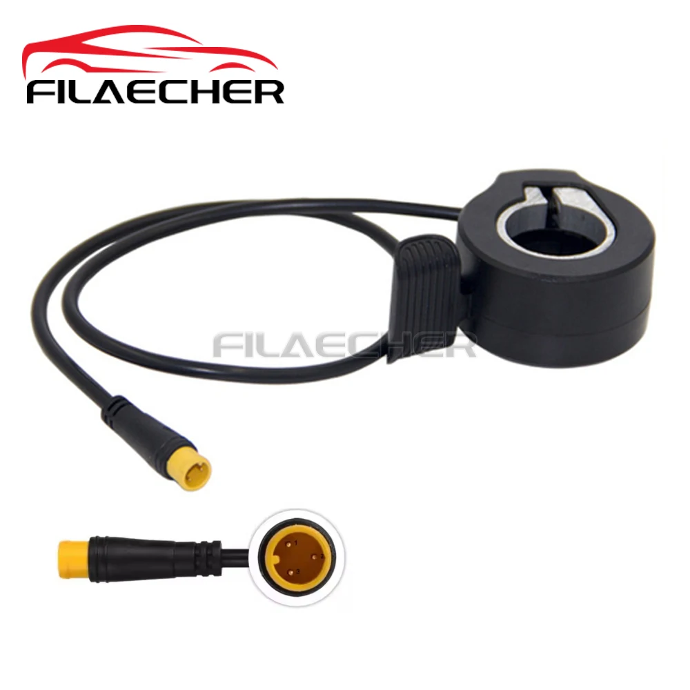 

Thumb Throttle Ebike, Electric Bike Thumb Throttle, Waterproof Speed Control Finger Throttle Accelerator for Electric Scooters