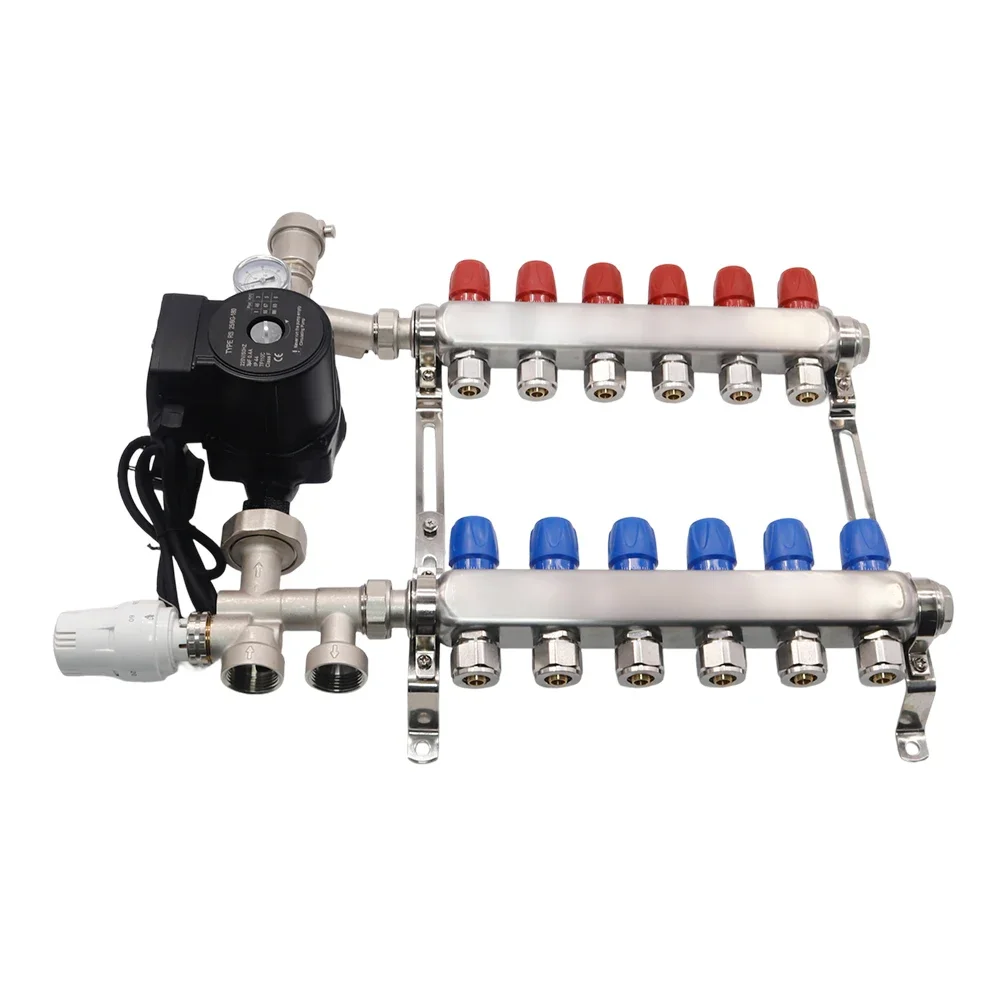 Water Mixing Valve Unit for Water Mixing Control System With12 Loops Manifold
