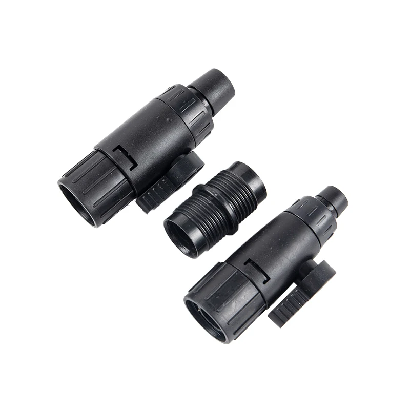 1 pçs 12mm/16mm torneira dupla conector de liberação rápida válvula controle água do aquário mangueira tubo sistema aquário kit montagem acessórios