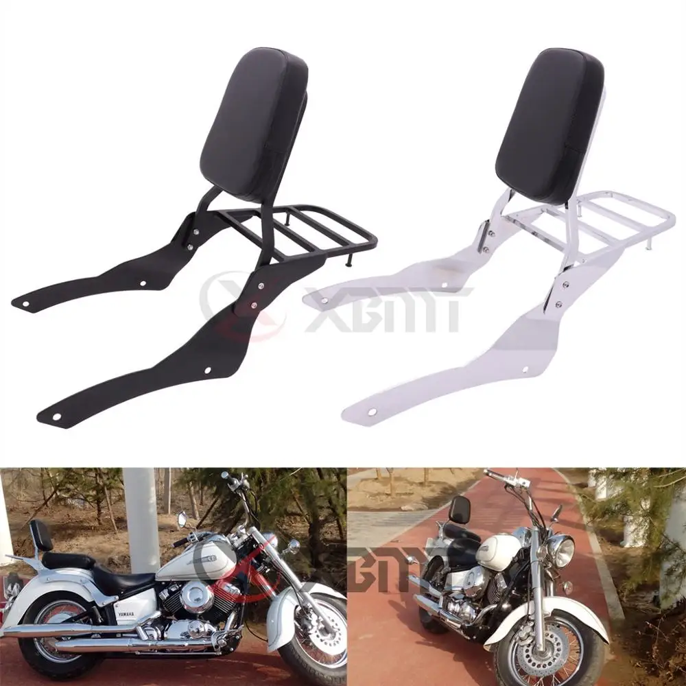 

Багажная стойка для мотоцикла с спинкой Sissy Bar для Yamaha V-Star DragStar XVS 400 650 XVS400 XVS650 DS400 DS650 Classic 1998-2022