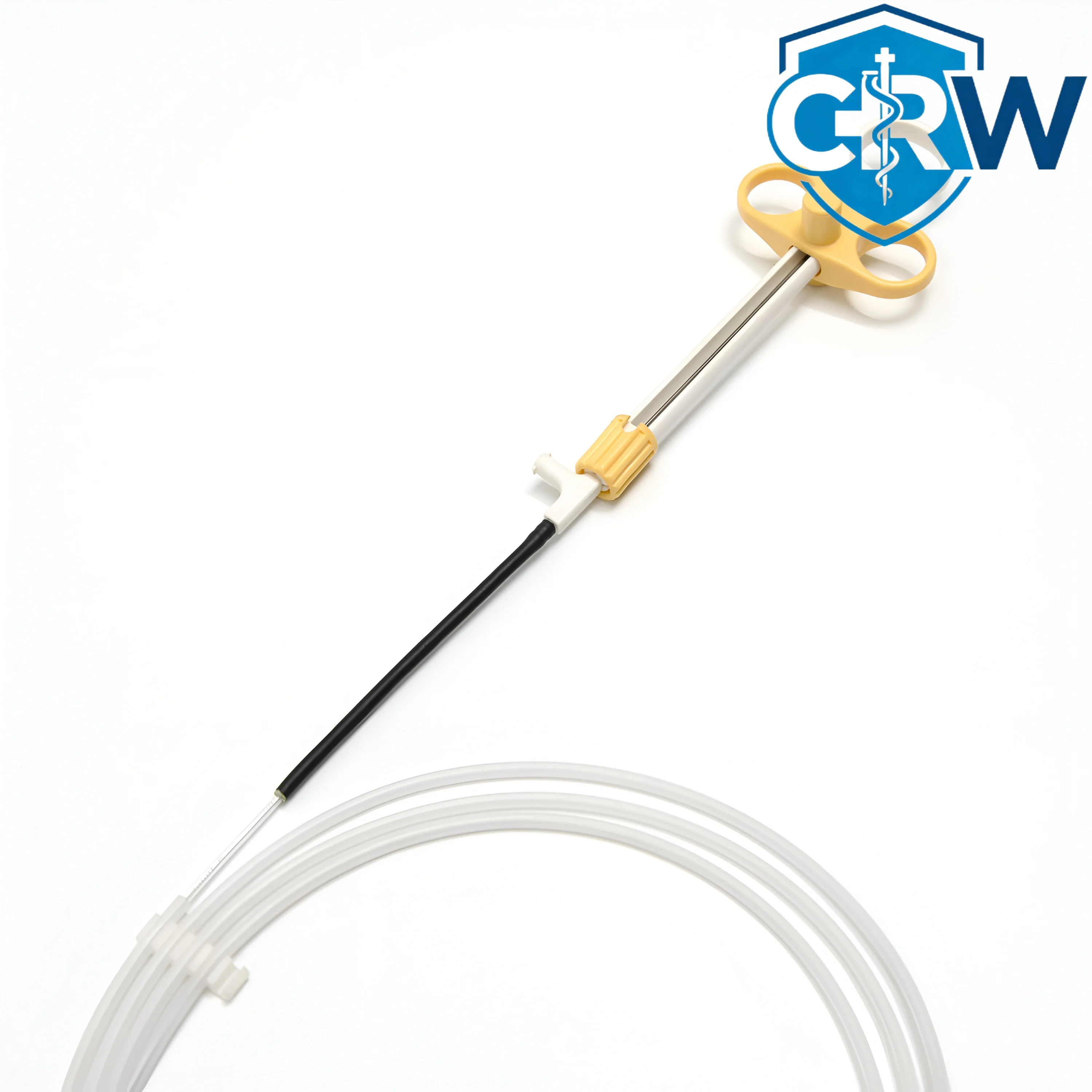 Manual ERCP Extraction Basket for Gastroenterology Endoscopy Diamond Oval Spiral Shape 4-Wire