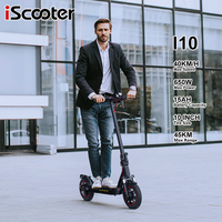 iScooter i10 Foldable Adult Electric Scooter E-Scooter 40 KM/H Electric Kick Scooter 650W Skateboards 36V 15Ah Kickboard
