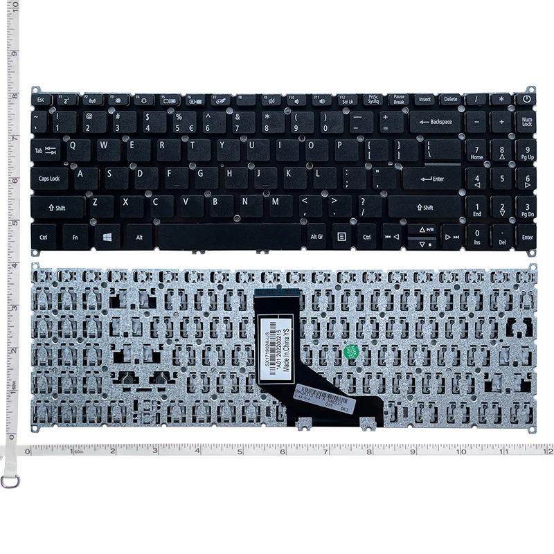 NEW US Laptop Keyboard Black for Acer Aspire A315-55G A515-53 A515-52 A515-54 EX215-51 S50-51 English