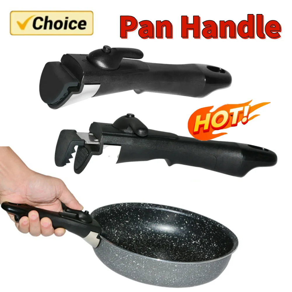 Kitchen Cooking Anti-Scalding Clip Hand Grip Detachable Removable Pan Pot Handle Universal Ergonomic Kitchen Accessories