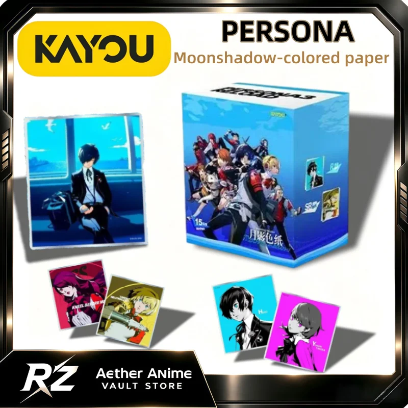 KAYOU Oficial Persona Papel de Color Moonlight Colección Ren Amamiya de Dibujos Animados Artículos de Anime con Textura Regalo Festivo Juguetes de Moda