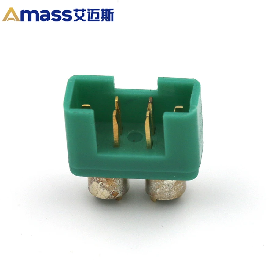 Free Shipping Amass 5/10 Pairs Mpx Connector with Silver Protective Ring 24k Goldplated 6 Pin 40a Rc Helicopter Pa