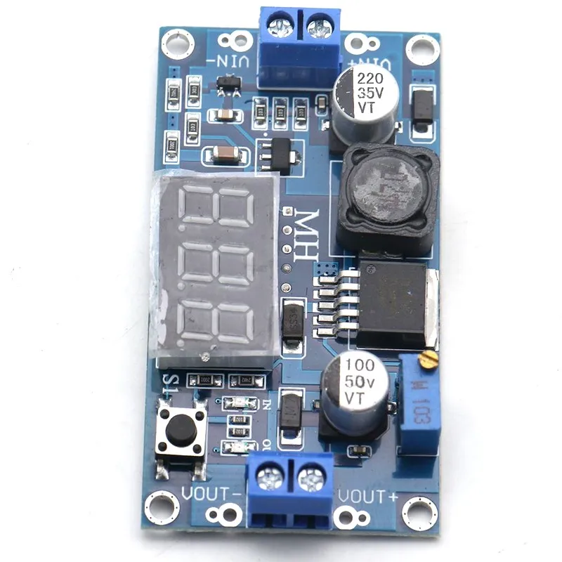 XL6009 DC-DC adjustable boost module 3V~ 32V liter 5V~ 35V output adjustable, with voltmeter display