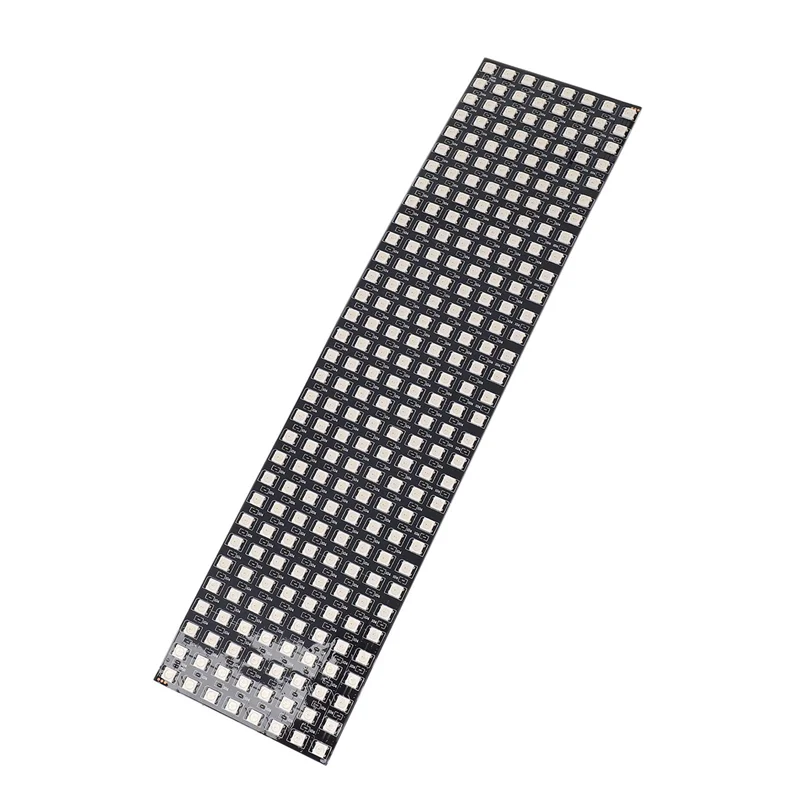 Pannello a matrice LED Hot-5X, schermo LED indirizzabile individualmente a matrice di punti flessibile digitale WS2812B RGB 832 pixel