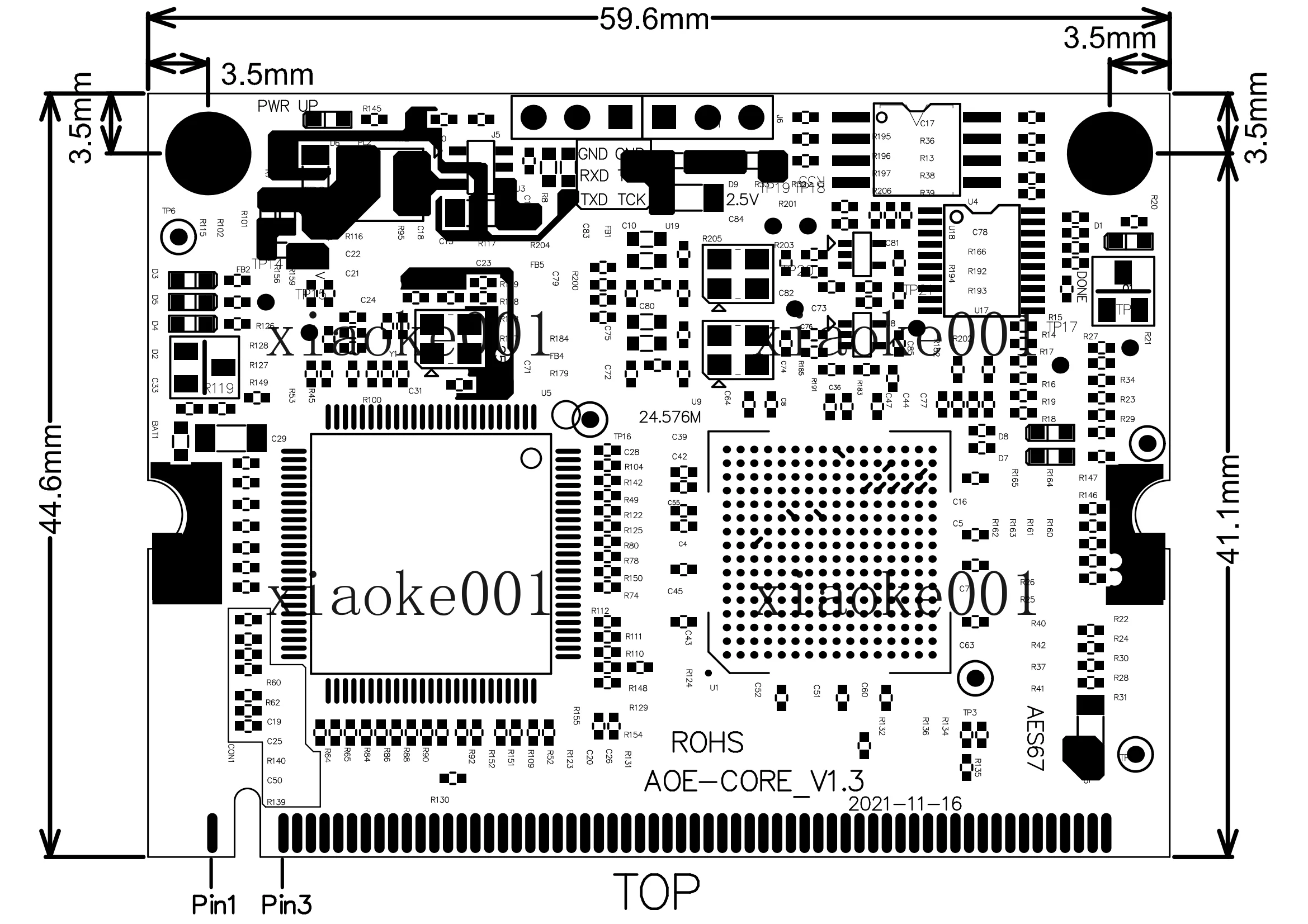 DT AES67 Audio Network Transport Interface Module 64x64 A264