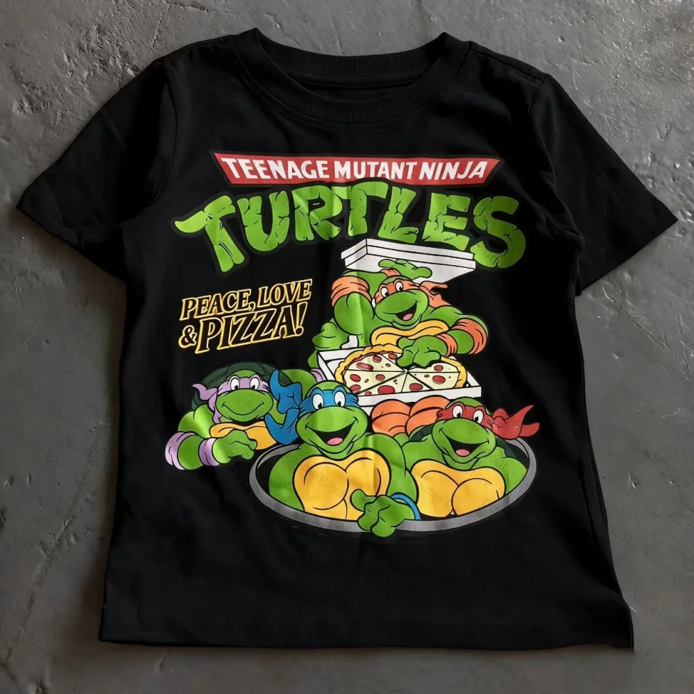 Bestseller Teenage Mutant Ninja Turtles T-Shirt for Children Aged Cute Cartoon Tops Kids Tshirt Men's Shirts Woman t-shirts view 2