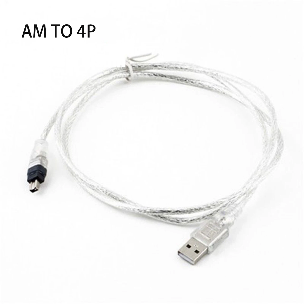 JavicTech 1394 Firewire USB to 4P Data Cable IEEE 1394 Connection Cable For Camcorder DV Acquisition Card Accessorie
