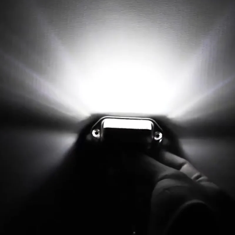 أضواء LED لخطوة الباب 12 فولت/24 فولت ومصباح لوحة ترخيص للرؤية الجانبية لمقطورة فان شاحنة سيارات الدفع الرباعي، طقم استبدال المصباح الأبيض