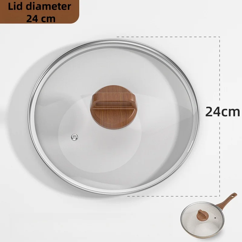 

Universal Durable Anti - Scalding Long - HandlelPot Lid , Suitable for Frying Pans, Wok and Cookware, Paired with Kitchen Tools