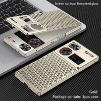 Aluminum Alloy Heat Dissipation Cooling Metal Honeycomb Holes Breathable Cover For Nubia Z60 Ultra