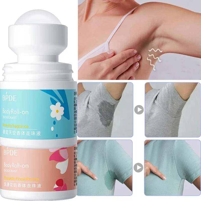 30g Deodorant Ball Lotion Men Women Antiperspirant Lotion Non-Greasy Underarm Fresh Fragrance Smooth Body Antiperspirant Ball