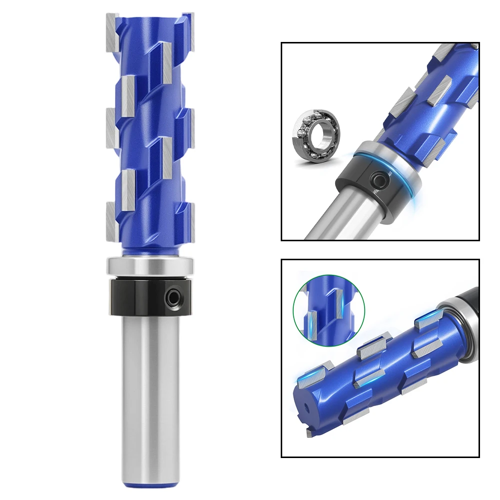 1/2 Shank Spiral Flush Trim Router Bit With Bearing For Woodworking Milling Engraving Cutting Tool Hardware Accessories