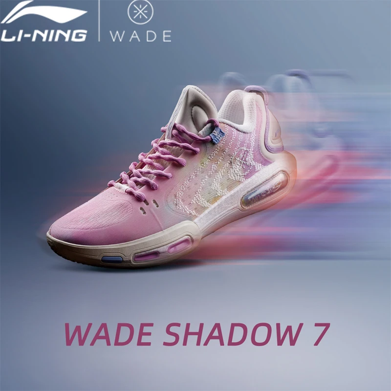 

Li-Ning Men WADE SHADOW 7 On Court Basketball Shoes BOOM Cushion Breathable Stable LiNing Wearable Anti-slip Sneakers ABPV011