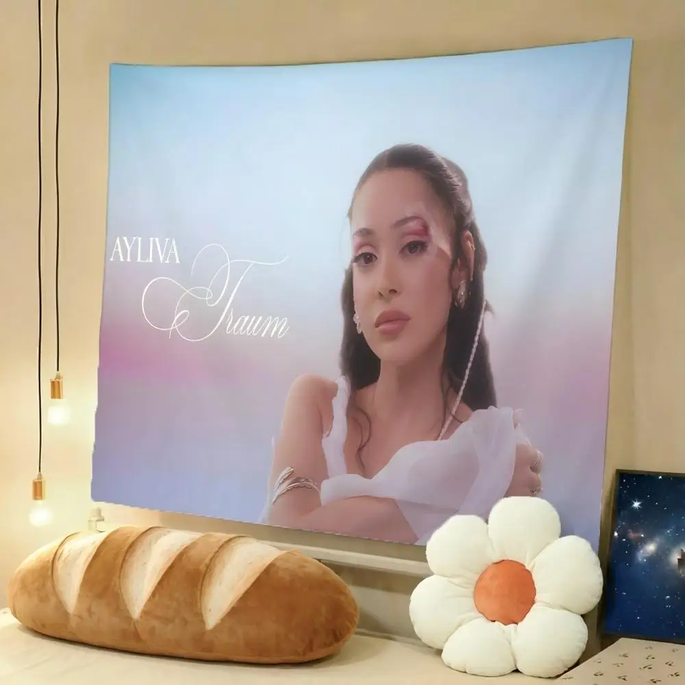 Cool Singer Pop Music A-Ayliva Tapestry Soft Tapestry Wall Hanging Decor for Daily Living Home Room Bedroom