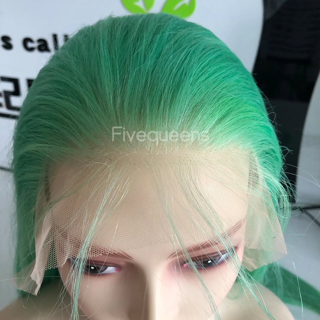 Peluca Frontal completa de encaje transparente 13x4, peluca con malla Frontal 30 34 36 pulgadas, pelucas de cabello brasileño liso de densidad 180 para niñas