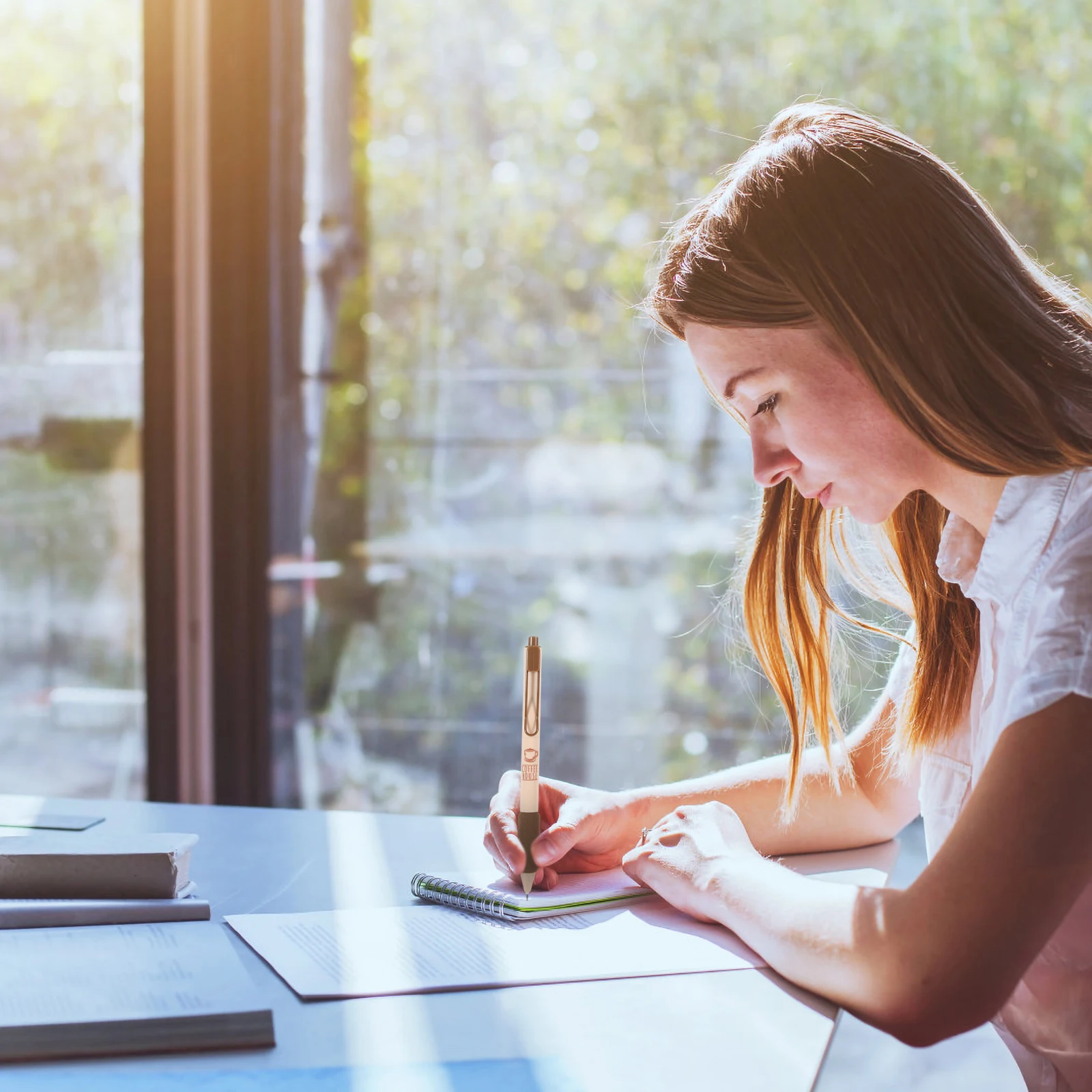 

4pcs Quick Dry Click Pen Smooth Writing Ink For School Office Kids Gel Pens Portable Press Type Pens Journal Coloring