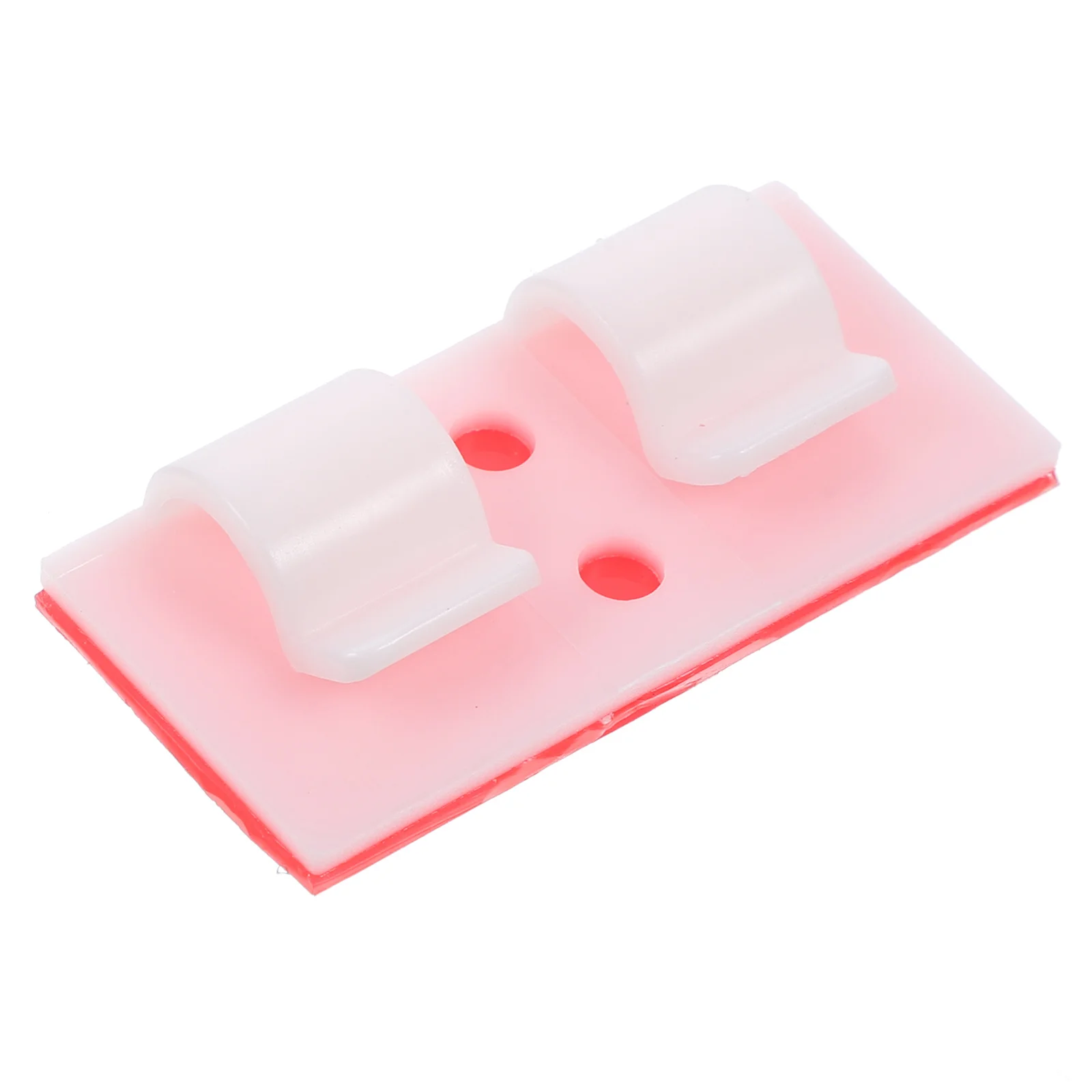 

50Pcs Adhesive Cable Holders Cord Organizer Double Row Cord Keepers for Office Home Car Cable Management Storage