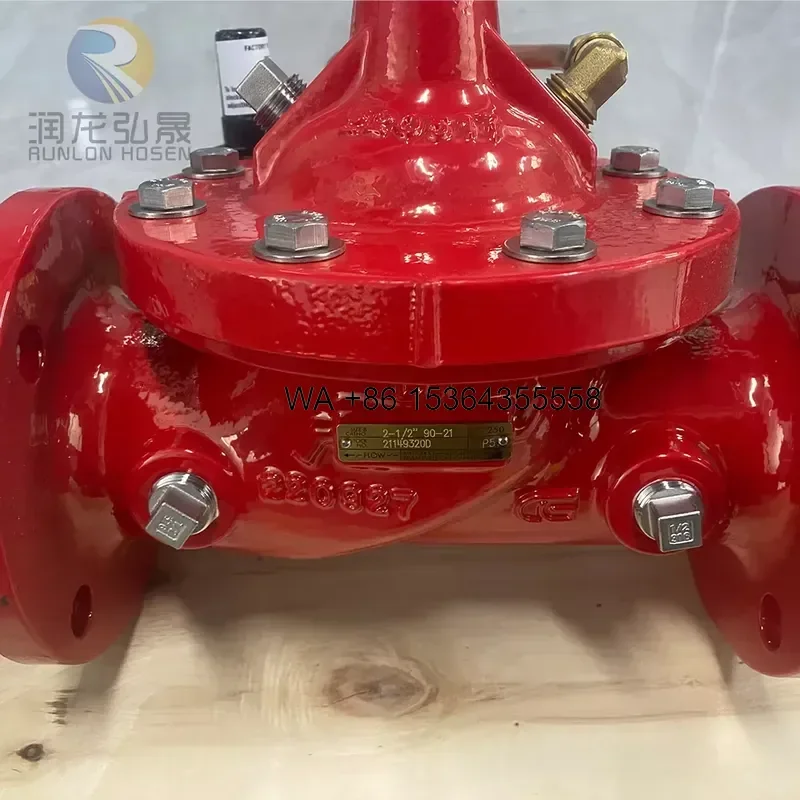 Wmwmnu FM UL Fire Protection Pressure Reducing Valves for Cla-Val 90G-21 Globe and 90A-21 Angle