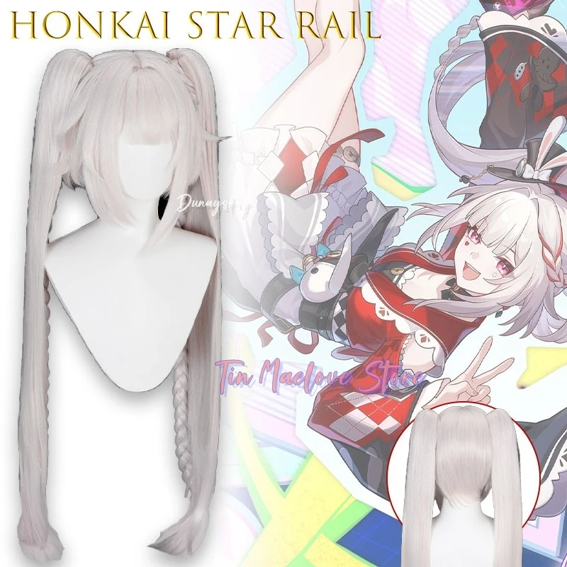 

Honkai Star Rail Sparkle Cos Wig Heat Resistant Fiber Pre Order Anime Character косплей Accessory Fast Shipping Halloween Cos