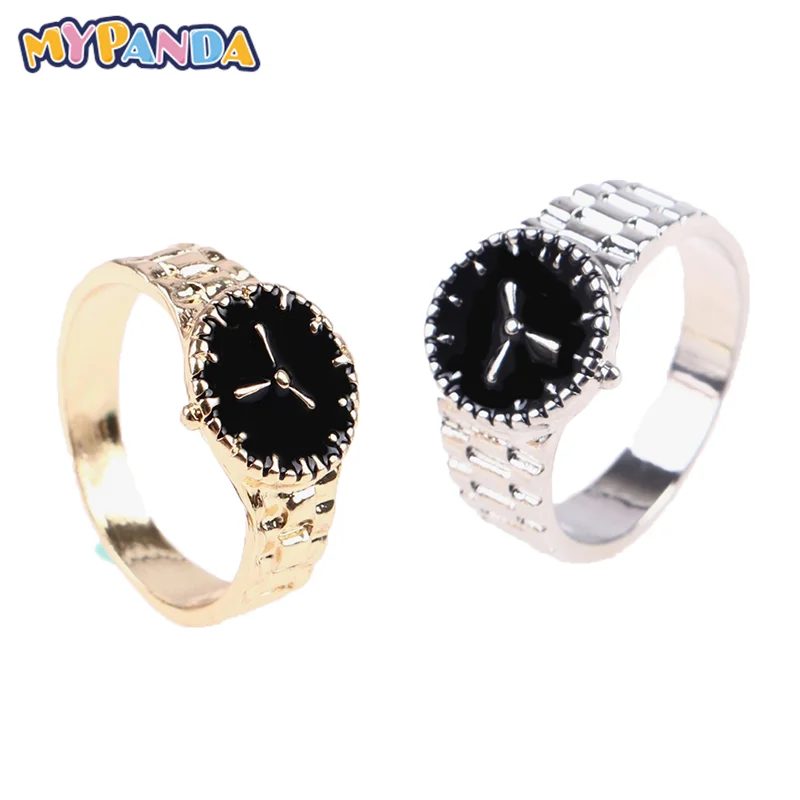 Милые миниатюрные часы для кукольного домика, 1 шт., мини-мебель, игрушка, аксессуары для кукол, детские подарки