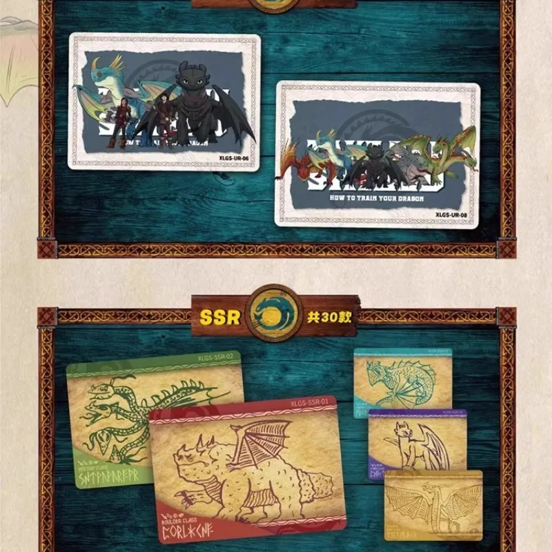 KABAO How To Train Your Dragon Limited Cards, Toothless Movie Collectible Set, Official Anime Gift