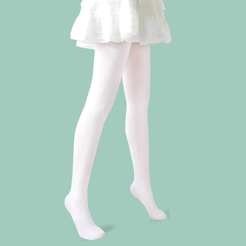 

Весенние и летние тонкие бархатные детские танцевальные колготки для детей от 1 до 10 лет, высокоэластичные белые колготки для танцев для девочек, прозрачные колготки