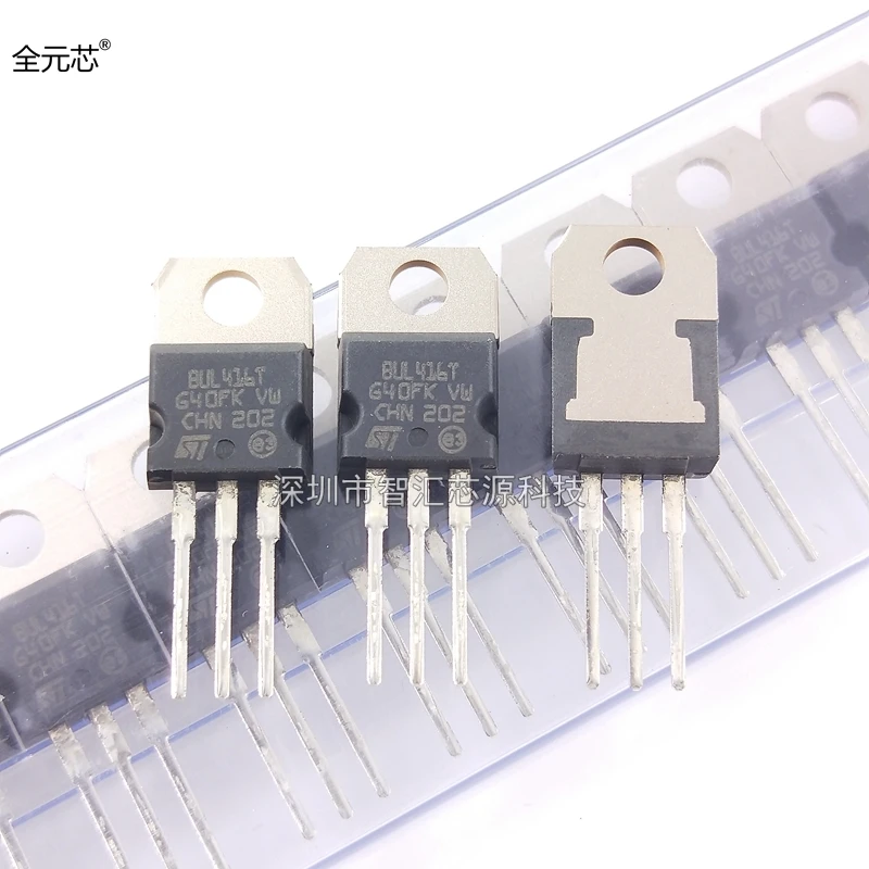 10PCS/LOT BUL416T BUL416 High voltage fast switching NPN power transistor TO-220