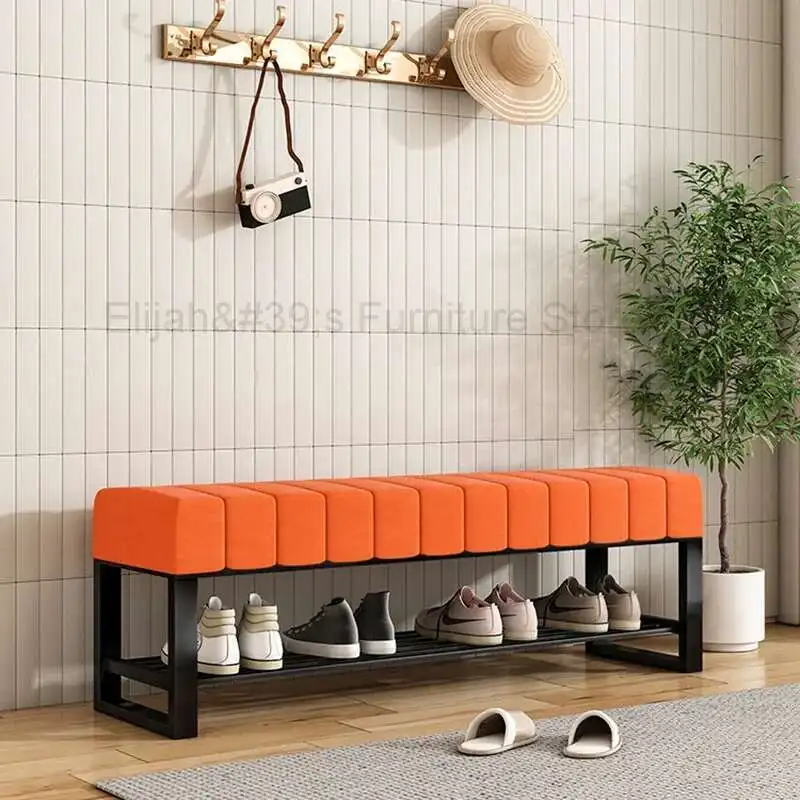 

Entrance Storage Shoes Bench Luxury Living Room Bedroom Make Up Stool Design Home Unique Meubles De Chambre Furniture Supplies