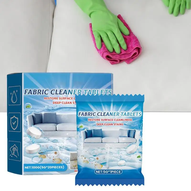 Couch Cleaner Tablet Extra Strength Fabric Protector Tablet Multifunctional Fast & Effective Couch Cleaner Tablet For Carpets