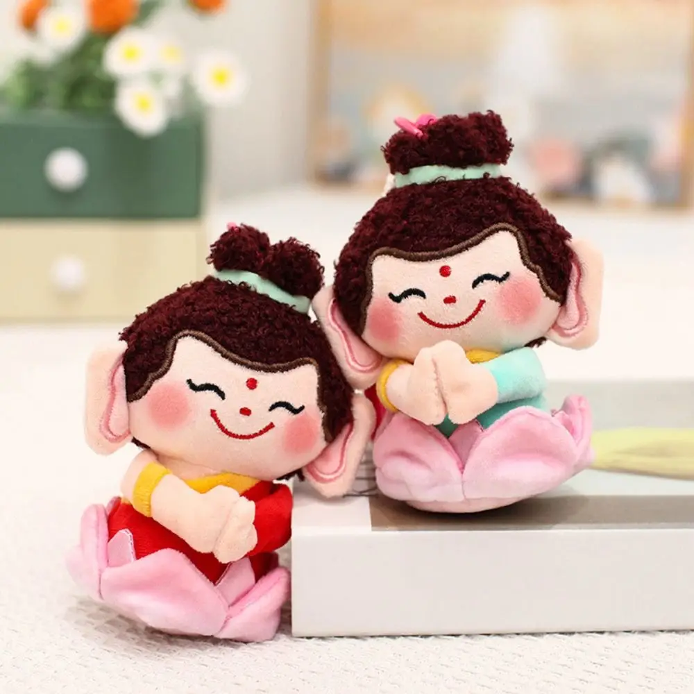 

Guanyin Wealth God Keychain Moon Lord Yuchi Gong Chinese God Dolls Pendant Maitreya Zhong Kui God of Longevity Pendant