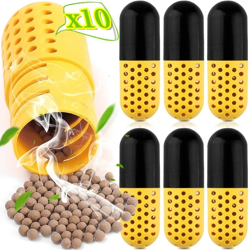 10/2x Deodorant Deodorizers Capsule Shape Boxing Gloves Shoes Odor Eliminator Sports Gloves Bags Fresh Perspiration Absorber