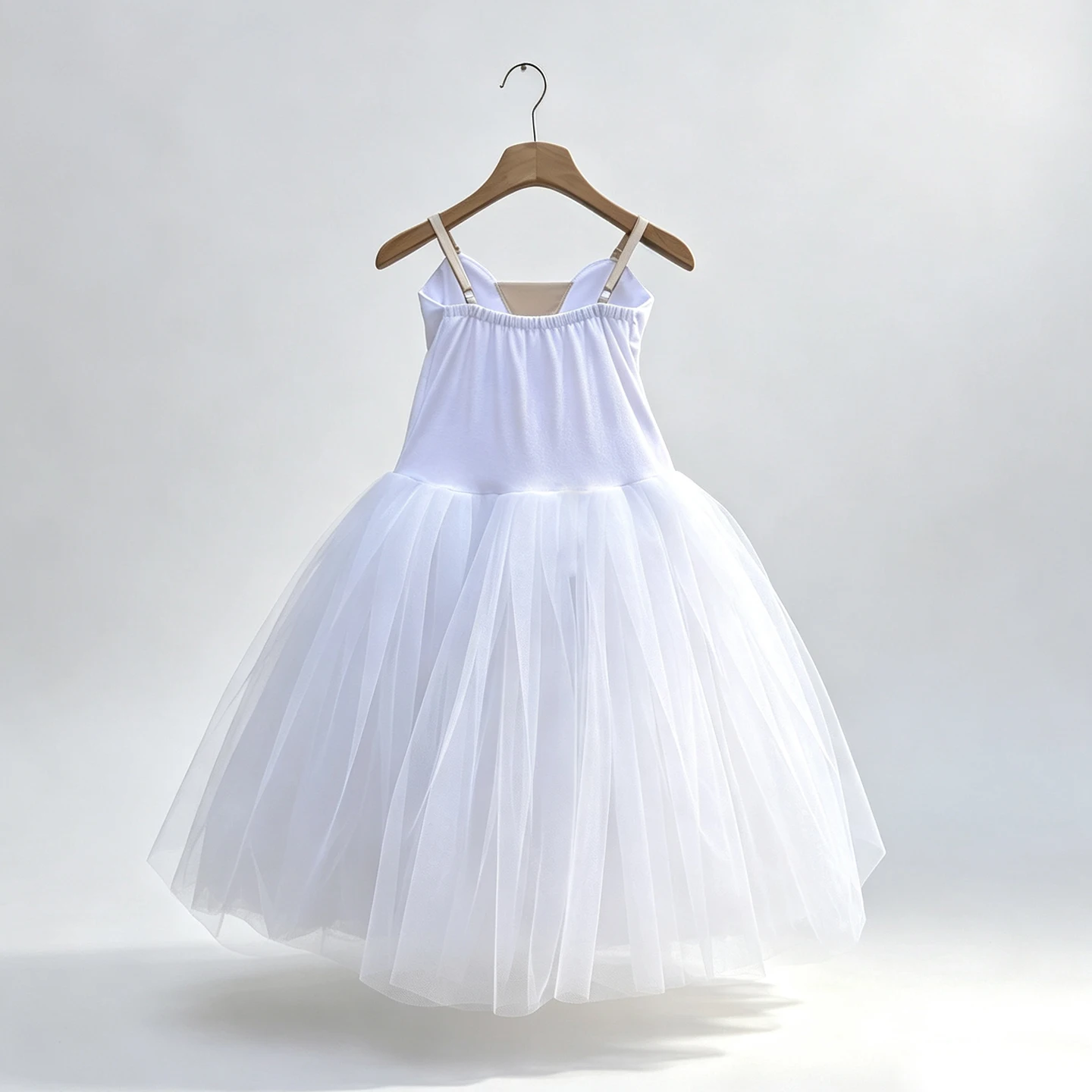 Girls White Dance Ballet Costume Ballerina Dress Ballet Dress Girls Kids Child Long Tulle Dress Velvet Top