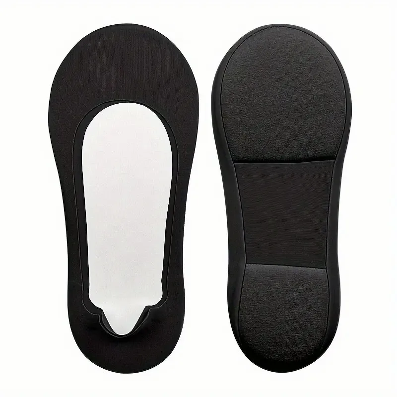 1/3/5 Paar Damen-Fußstoßdämpfende, unsichtbare Socken, Sommer, atmungsaktiv, bequem, elastisch, rutschfest, einfarbig, lässige Socken – Detail 9